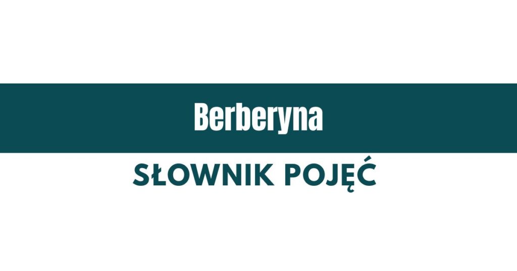 berberyna skutki uboczne działanie berberyny farmacja sportowa farmaceuta sportowy